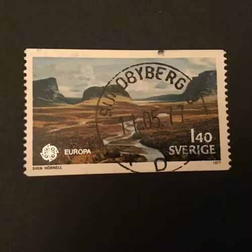 EUROPA VI LANDSKAP facit nr 1007 LYXSTÄMPLAT SUNDBYBERG 3