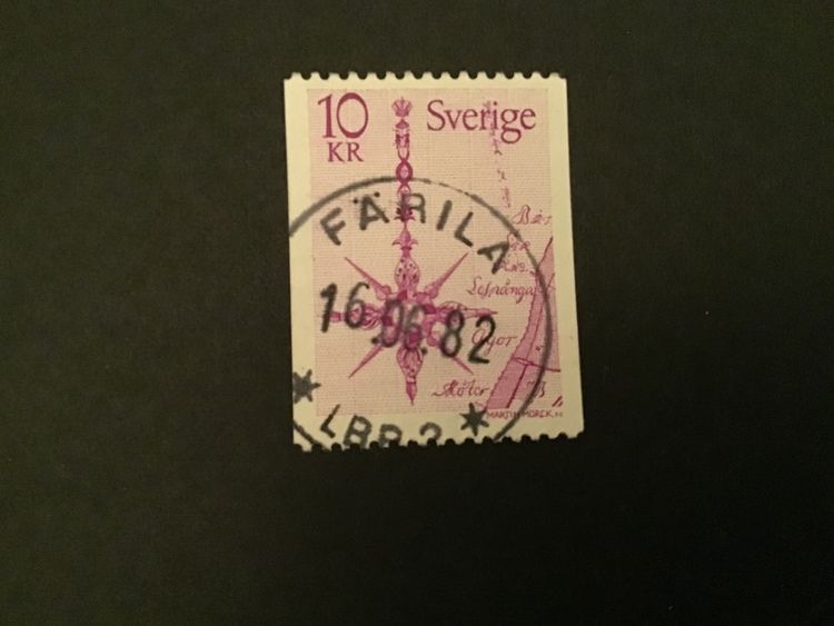 NORRPIL 1978 facit nr 1054 PRAKTSTÄMPLAT FÄRILA LBB2