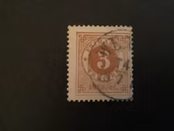 RINGTYP T 13 facit nr 28 stämplat märke