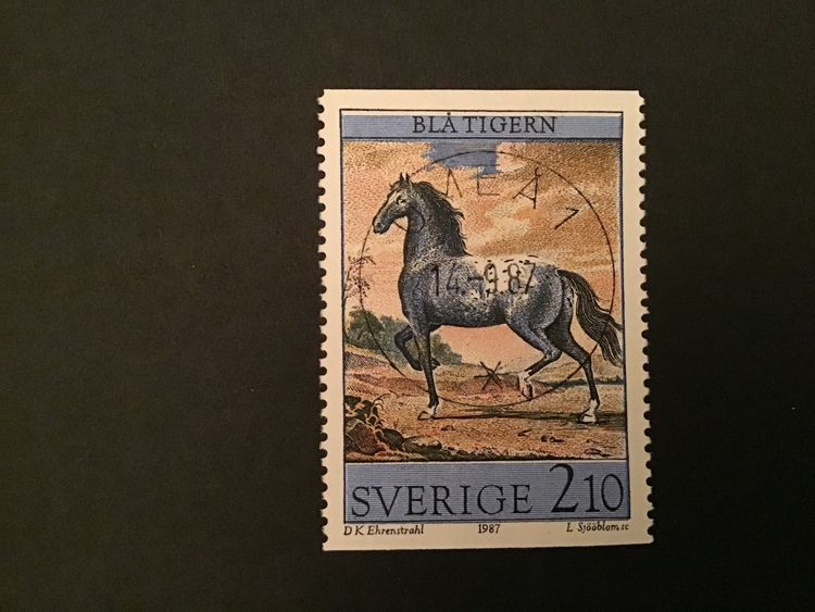 KONST PÅ GRIPSHOLMS SLOTT facit nr 1464 LYXSTÄMPLAT UMEÅ 1