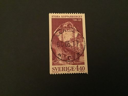 JUBILEER 1988 facit nr 1510 LYXSTÄMPLAT LERUM 1