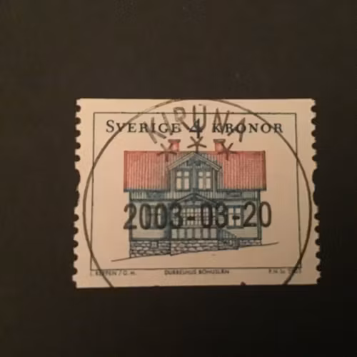 LANDSKAPSHUS 1 2003 facit nr 2361 lyxstämplat KIRUNA