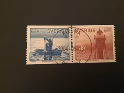 NORDISKT LJUS  facit nr 2424 SX1 lyxstämplat par KIRUNA
