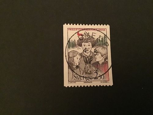 FRILUFTSFRÄMJANDET facit nr 1721 LYXSTÄMPLAT UMEÅ P