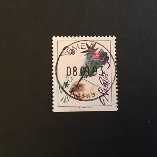 HÄLSNINGSFRIMÄRKEN  facit nr 1805 LYXSTÄMPLAT UMEÅ 1