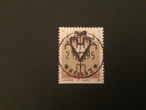 JULPOST 1995 facit nr 1932 LYXSTÄMPLAT UMEÅ 2