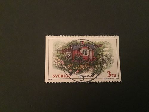 SVENSKA HUS I 1995 facit nr 1888 LYXSTÄMPLAT UMEÅ 2