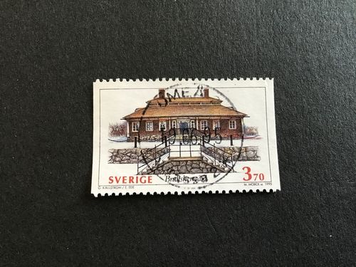 SVENSKA HUS I 1995 facit nr 1892 LYXSTÄMPLAT UMEÅ 2