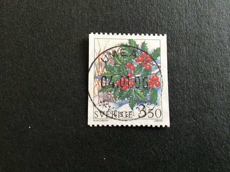 VINTERBÄR 1996 facit nr 1945 LYXSTÄMPLAT UMEÅ 8