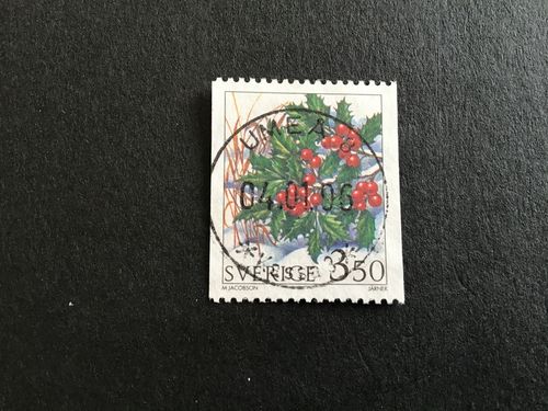 VINTERBÄR 1996 facit nr 1945 LYXSTÄMPLAT UMEÅ 8