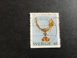 RIKSREGALIERNA facit nr 744 B2 LYXSTÄMPLAT MARIESTAD