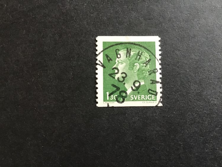 CARL XVI GUSTAF TYP I facit nr 952 A PRAKTST VAGNHÄRAD