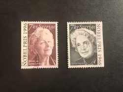 NOBELPRISTAGARE LITTERATUR 2000, facit nr 2217-2218 stämplade märken