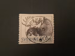BRUKSFRIMÄRKEN facit nr 615 LYXSTÄMPLAT SPÅNGA 2