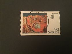 EUROPA IV  1975 facit nr 916 PRAKTSTÄMPLAT LINNERYD