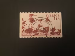 VÄSTERGÖTLAND 1978 facit nr 1046 LYXSTÄMPLAT ASARUM