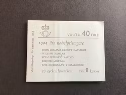 NOBELPRISTAGARE 1904 POSTFRISKT HÄFTE