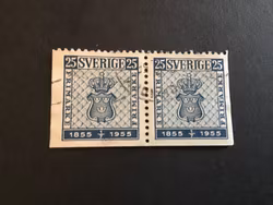 SVENSKA FRIMÄRKET 100 ÅR facit 467 DD2  STÄMPLAT PAR