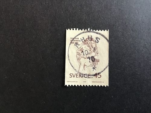 HJALMAR SÖDERBERG 1969 facit nr 672 A Praktstämplat  ÅHUS