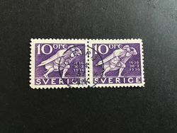 Postverket facit nr 247 C LYXSTÄMPLAT PAR ÖREBRO