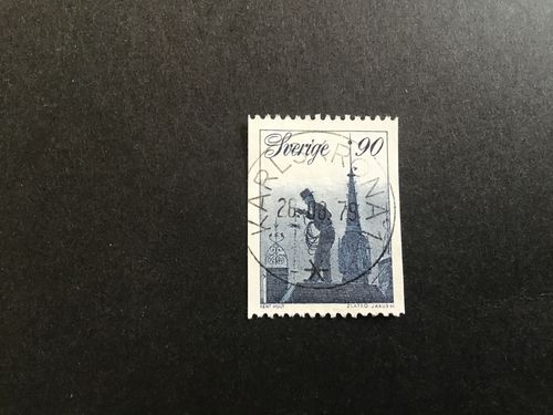 SOTARE 1976 facit nr 974  LYXSTÄMPLAT KARLSKRONA 1