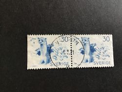 BRUNO LILJEFORS DJUR facit nr 646 BB Praktstämplat  PAR VARGÖN