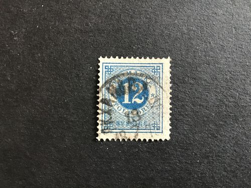 RINGTYP T 13 facit nr 32 SKUGGADE SIFFROR