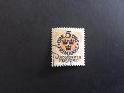 Landstormen I facit nr 105 vm cc stämplat märke