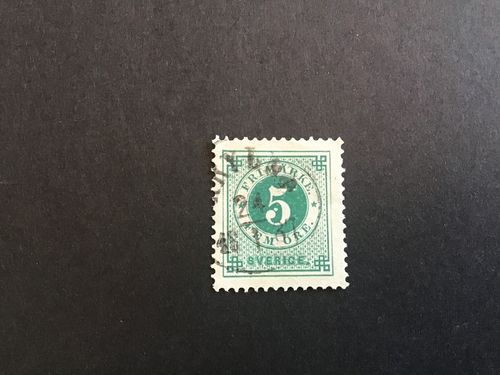 RINGTYP PH facit nr 43 MED VIT FLÄCK I 5:AN