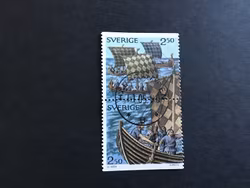 VIKINGAR 1990 , facit nr 1614 SX stämplat par
