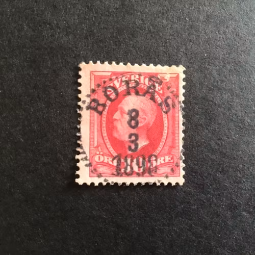 FACIT NR 54 LYXSTÄMPLAT BORÅS