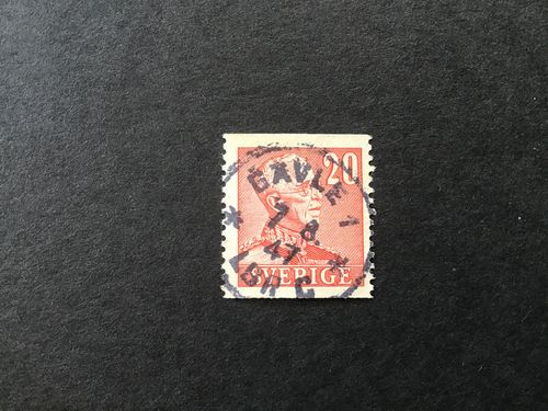 FACIT NR 276 A PRAKTSTÄMPLAT GÄVLE 1