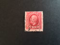 OSCAR II KOPPARTRYCK facit nr 54 MED SPEGELTRYCK