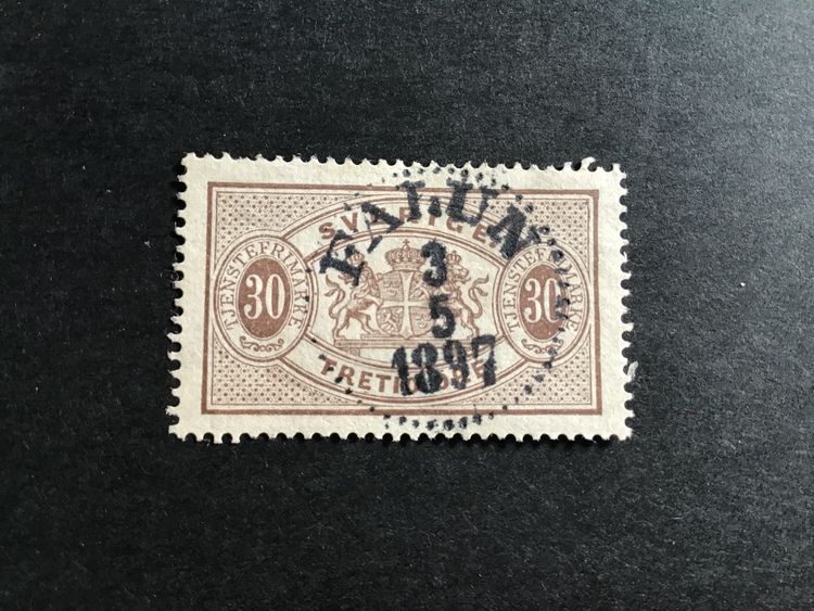 FACIT NR TJ 21 PRAKTSTÄMPLAT FALUN