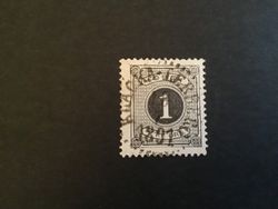 LÖSEN T 13 facit nr L11 LYXSTÄMPLAT KLACKA-LERBERG MED SPEGELTRYCK