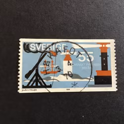 SVENSKT FYRVÄSEN  facit nr 680  PRAKTSTÄMPLAT HÅKAFOT