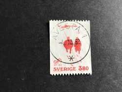 OSKAR ANDERSSON facit nr 999 LYXSTÄMPLAT AVESTA 1