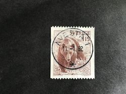 BJÖRN facit nr 1038 LYXSTÄMPLAT AVESTA 1