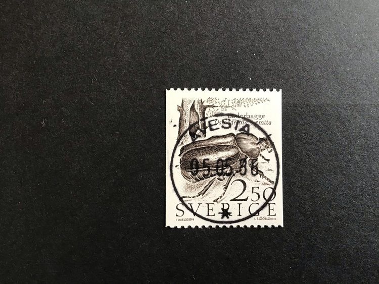 ÄNG OCH HAGE 1987 facit nr 1442 LYXSTÄMPLAT AVESTA 1