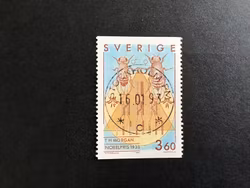 NOBELPRI 1989 facit nr 1589 LYXSTÄMPLAT STOCKHOLM PM