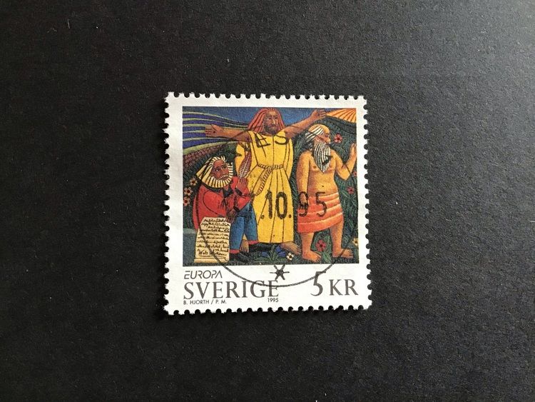 EUROPA XXIV facit nr 1893  LYXSTÄMPLAT AVESTA 1