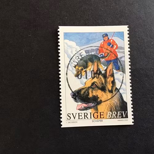 HUNDAR 2001 facit nr 2233 LYXSTÄMPLAT ÖREBRO CITY