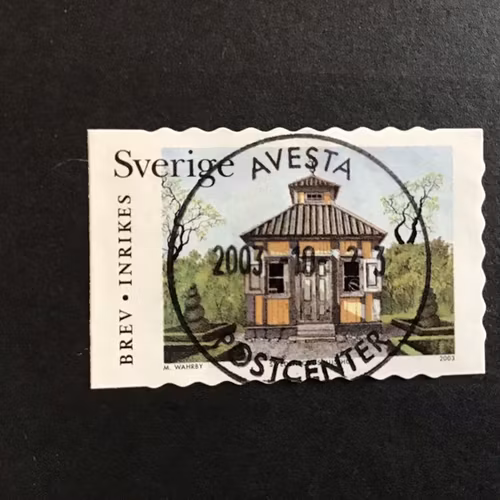 VÅRA LUSTHUS 2003 facit nr 2373 LYXSTÄMPLAT AVESTA