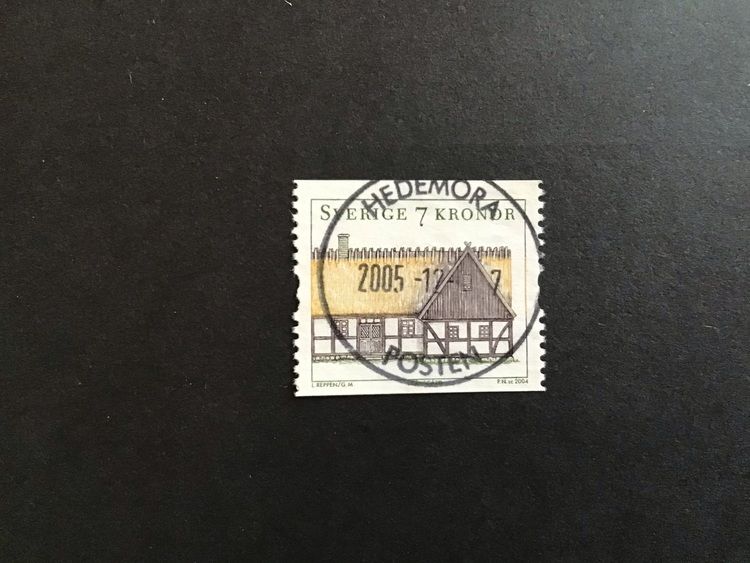 LANDSKAPSHUS 3 2004 facit nr 2453 LYXSTÄMPLAT HEDEMORA