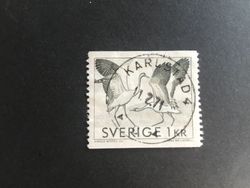 TRANDANS 1968 facit nr 621 PRAKTSTÄMPLAT KARLSTAD 4