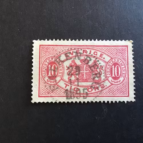 TJ 16 LYXSTÄMPLAT FALKENBERG 29/11 1895