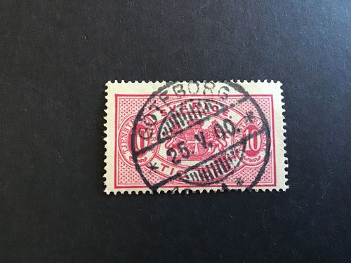 FACIT NR TJ 16 PRAKTSTÄMPLAT MÄRKE GÖTEBORG 25.V.00