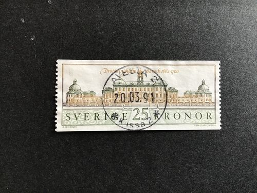 DROTTNINGHOLM 1991 facit nr 1679 lyxstämplat AVESTA 2
