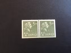 BELLMAN POSTFRISKT 3+3 SIDIGT PAR facit nr 324 BB