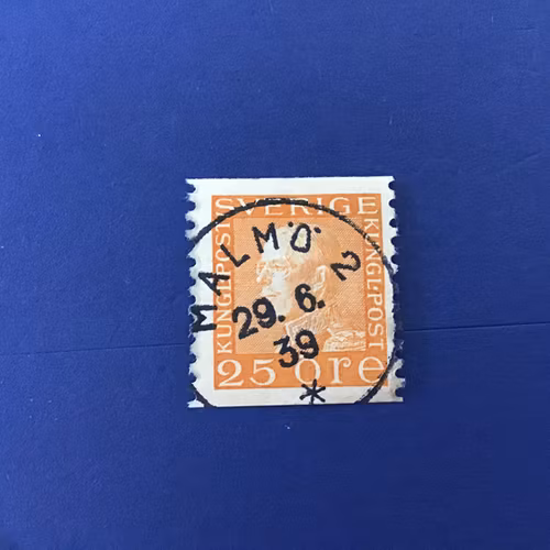 FACIT NR 181 PRAKTSTÄMPLAT MALMÖ 2